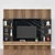 Sleek TV Stand: Stylish and Functional 3D model small image 1