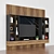Sleek TV Stand: Stylish and Functional 3D model small image 2