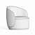 Luxurious Fendi Casa Anabelle Armchair: Ultimate Comfort & Style 3D model small image 5