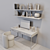 Title: Elegant Workplace Set: Stool & Desk 3D model small image 4