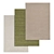 Versatile High-Quality Carpets Set 3D model small image 1