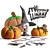 Haunted Halloween Decor Set 3D model small image 1