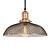 Industrial Loft Glass Pendant Light 3D model small image 1