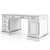 Elegant British Desk for Sophisticated Interiors 3D model small image 3