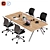 Steelcase POTRERO415 Conference Set 3D model small image 2