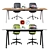 Steelcase POTRERO415 Conference Set 3D model small image 3