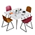 Steelcase POTRERO415 Conference Set2 - Modern Steel Office Table 3D model small image 5