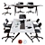 Steelcase 4.8 Conference Table - Versatile & Stylish 3D model small image 2