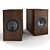 KEF Q350: Premium Walnut Bookshelf Speakers 3D model small image 1