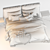 Modern Meridiani Stone Bed 3D model small image 10