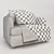 Elegant Comfort Arm Chair 3D model small image 4