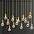 Elegant Crystal Pendant Lamps 3D model small image 1