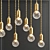 Elegant Crystal Pendant Lamps 3D model small image 3