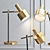 Margarita Brass Table Lamp: Elegant Modern Lighting 3D model small image 1