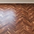 Classic Walnut Chevron Parquet 3D model small image 3