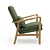 Elegant and Comfortable Atreya Chair 3D model small image 3