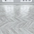 White Oak Parquet: Herringbone, Linear, Chevron 3D model small image 4