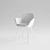 Vintage Gray Dining Chair - Quilda LA REDOUTE 3D model small image 3