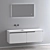 SOLIDO Modern Bathroom Cabinet 3D model small image 1