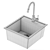 Florentina Lipsi 460 Black: Stylish Sink & Mixer Set 3D model small image 2