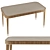 EDEN-ROCK Desk: Elegant Cherry Wood Design 3D model small image 4