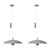 EGLO CABRAL Pendant Light Set 3D model small image 3