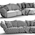 Elegant Standard Edra Sofa 3D model small image 5