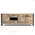 Zara Natural Wood Buffet - 3 Doors, 2 Drawers 3D model small image 3