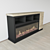 Tonnari Electric Fireplace TV Stand 3D model small image 7