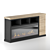 Tonnari Electric Fireplace TV Stand 3D model small image 3