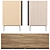 Sombre Steel White Oak Veneer Credenza 3D model small image 2