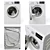 Bosch Serie 6: Slimline Washer (7kg, 1200 RPM) 3D model small image 2