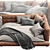 Baldwin Lounge Corner Upholstered Bed 3D model small image 3