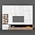 Modern TV Stand - Sleek Design & Spacious 3D model small image 1