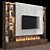 Modular TV Wall Unit - Easy Size Editing - V-Ray and Corona Render Compatible 3D model small image 6