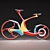 Sleek SRO Bike 3D model small image 4
