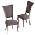Elegant Rafaello Chair & George Table 3D model small image 4