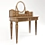 Justin Oak Dressing Table 3D model small image 2