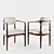 Modern Hand Accent Chair 3D model small image 1