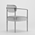 Modern Hand Accent Chair 3D model small image 3