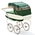 1960s Vintage Restmor Carriage Pram 3D model small image 4