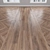 Parquet Oak: Herringbone, Linear & Chevron 3D model small image 1