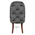 Classic Chesterfield Chair: Chrome Button, Wooden Legs 3D model small image 4