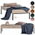 Modern Carmel Daybed - Stylish and Comfortable 3D model small image 1
