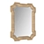 Handcrafted Dahlia Mirror by Romano Home 3D model small image 3