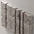 Sleek Slab Stone Wall N1 3D model small image 4