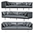 Title: Luxury Italian Poltrona Frau John-John Sofa 3D model small image 1