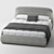 Sophie Fabric Storage Bed: Stylish and Functional 3D model small image 2