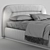 Sophie Fabric Storage Bed: Stylish and Functional 3D model small image 3