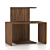 Versatile Wooden Side Table 3D model small image 4